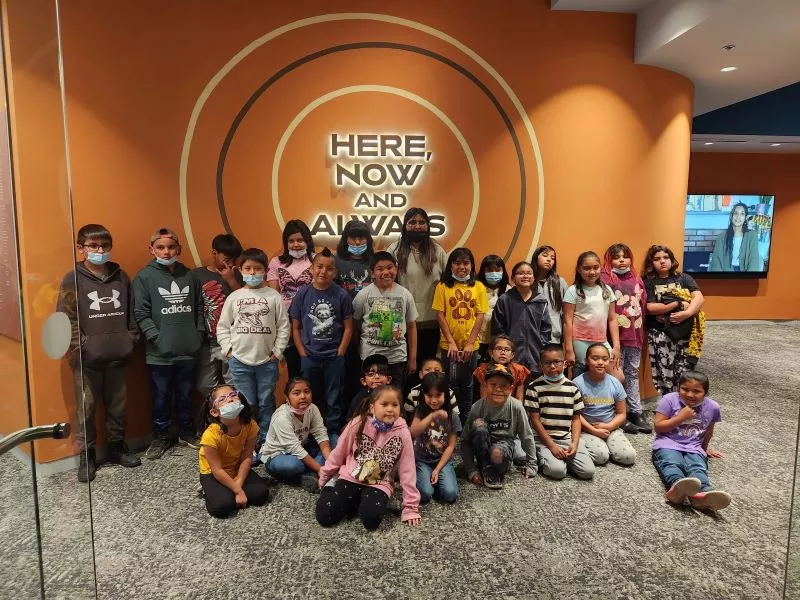 Group picture at the Museum of Indian Arts and Culture