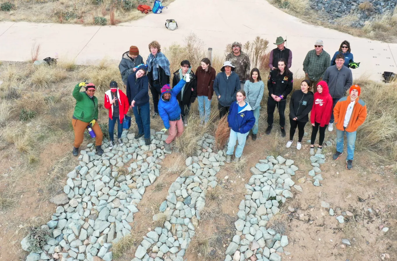 Group photo at Siler Stormwater
