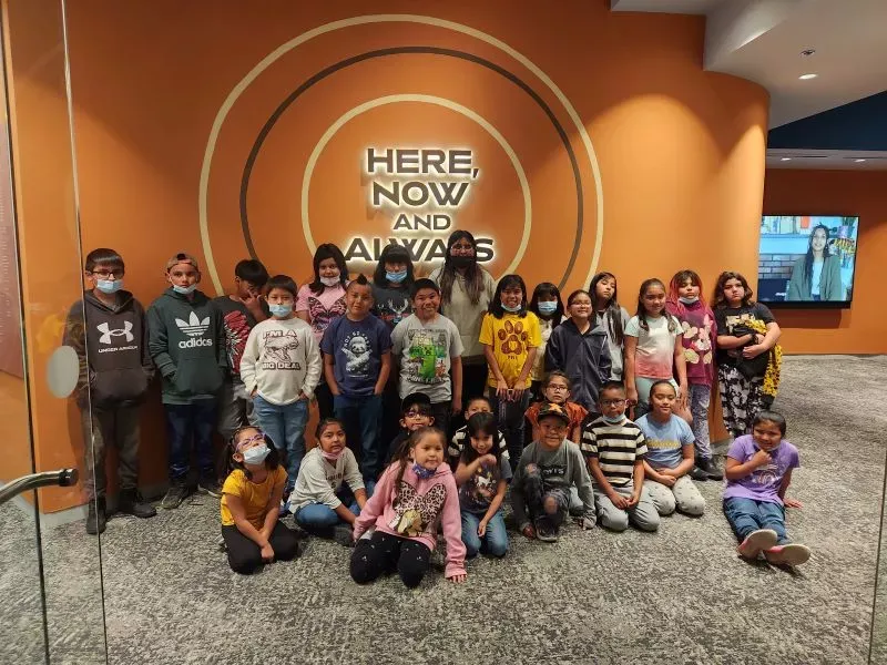 Group picture at the Museum of Indian Arts and Culture
